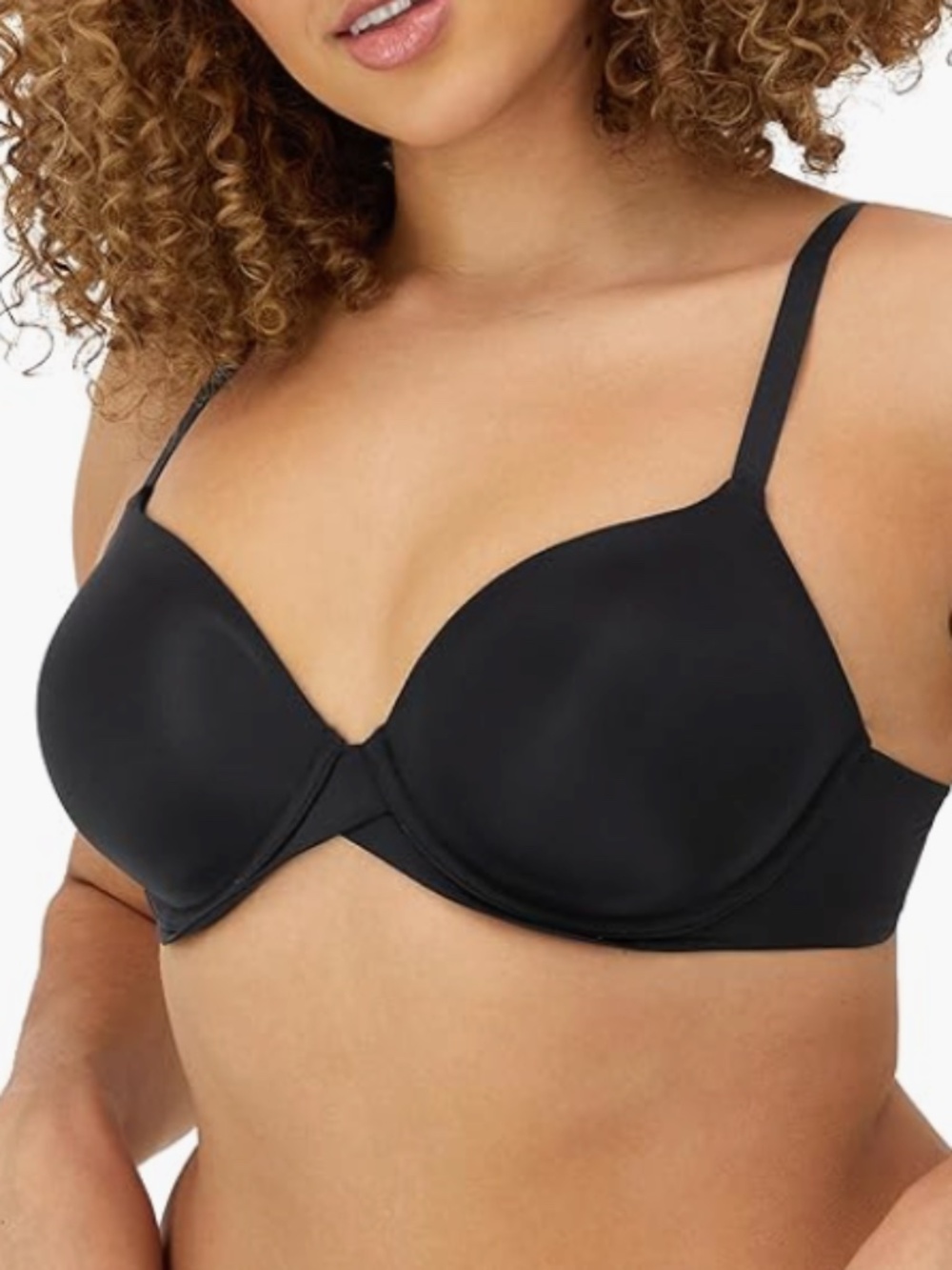 Maidenform One Fab Fit Everyday Modern Demi Underwire Bra Black Size 42B 11390